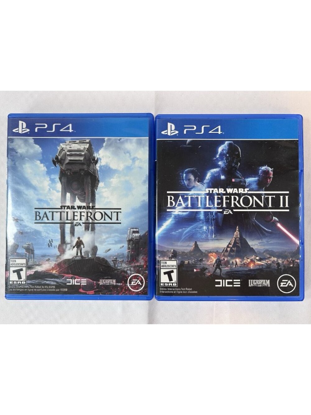 Star Wars Battlefront and Star Wars Battlefront II PS4 Game Bundle